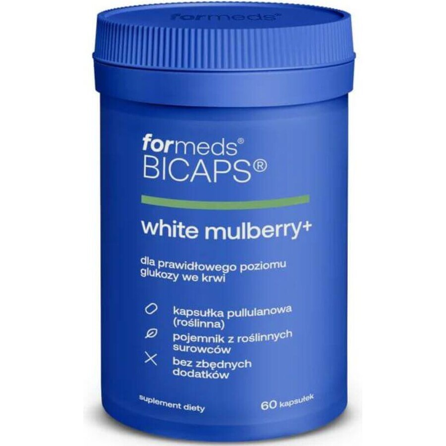 Bicaps Blackberry White+ 60 capsules Formes