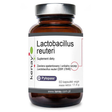 Lactobacillus reuter Pylopass, 60 capsule, Kenay