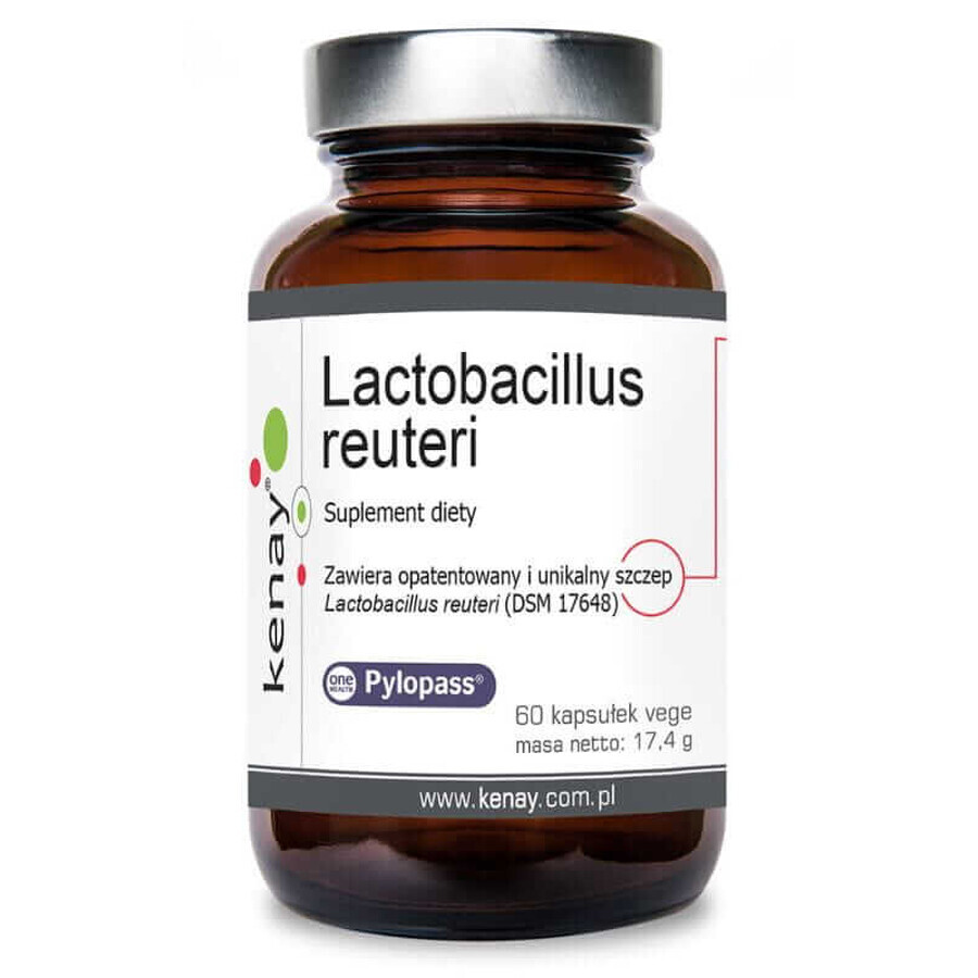 Lactobacillus reuter Pylopass, 60 capsule, Kenay