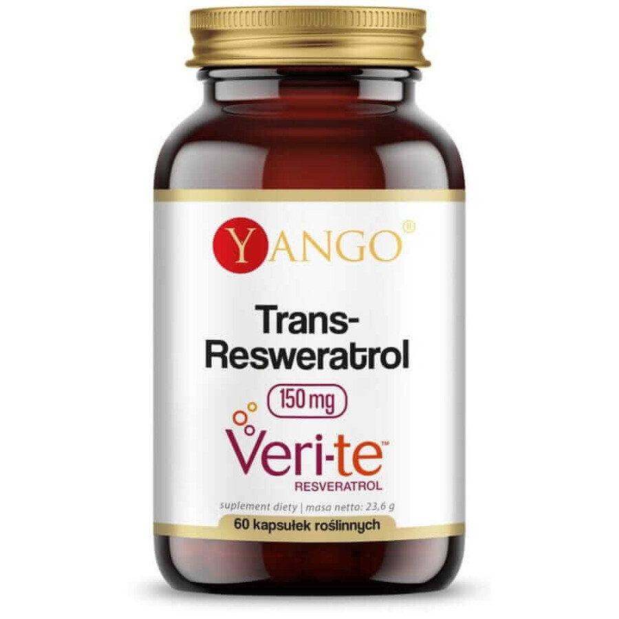 Trans resveratrol Veri-te 60 cápsulas Yango