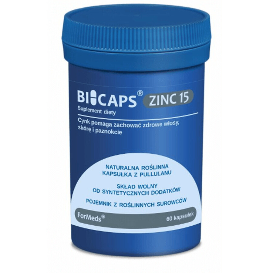 Bicaps Zink 15 - Zink - 60 caps Formeds