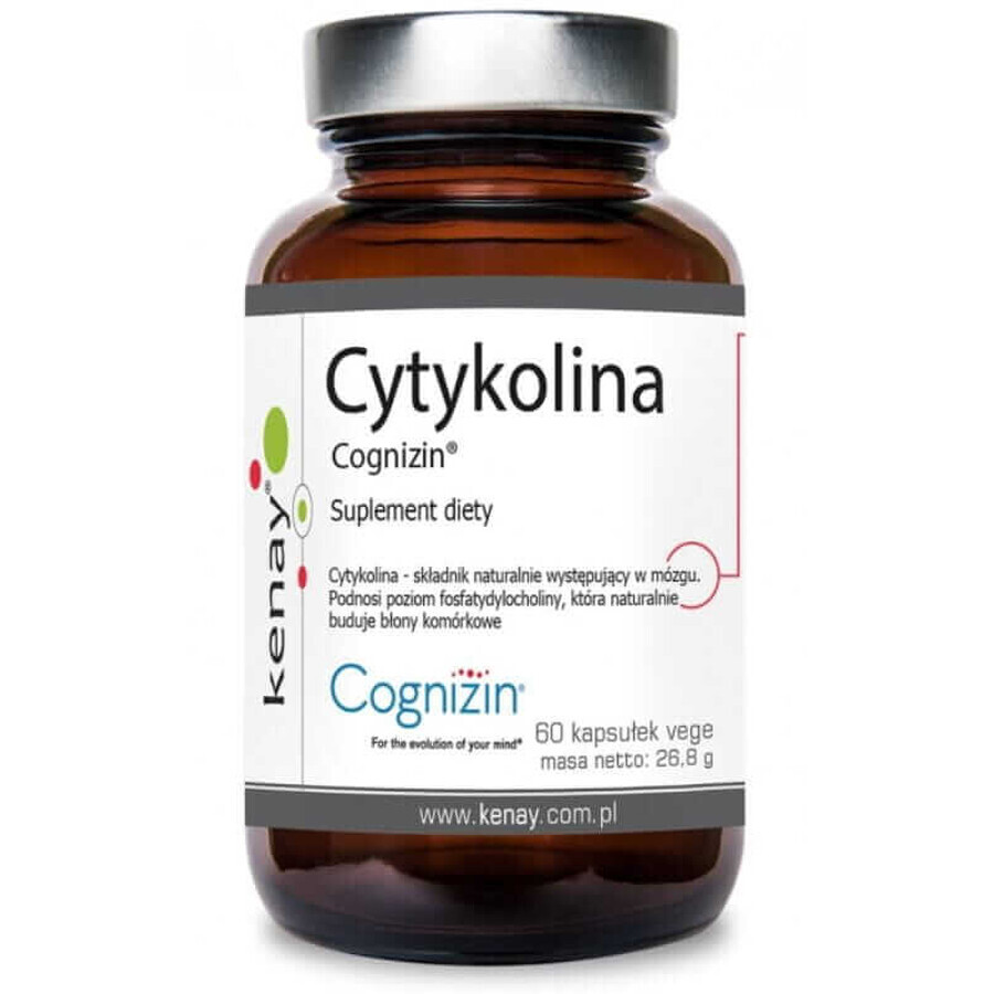 Cytycolina Cognizin, 60 capsule vegetali, Kenay