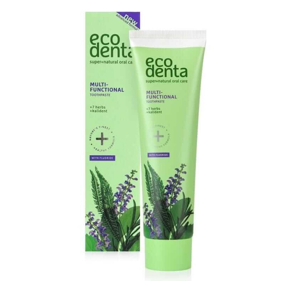 Dentifricio multifunzionale con estratti di 7 erbe e calendula 100ml Ecodenta