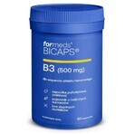 Bicaps Vitamina B3 Niacina 500mg (60 caps) capsule di niacina, Formeds