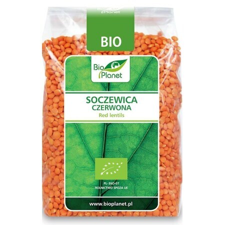 BIO PLANET Lenticchie rosse biologiche 400g