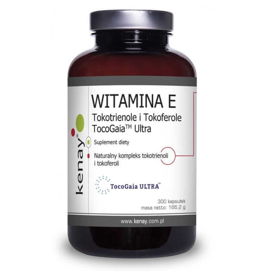 Vitamina E Tocotrienoli e Tocoferoli TocoGaia 300 capsule Kenay