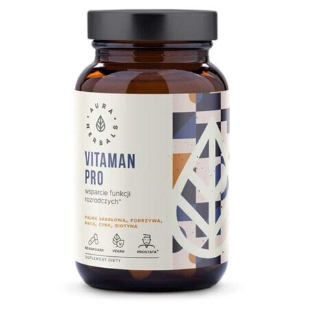 VitaMAN Pro (supporto delle funzioni riproduttive) 60 capsule Aura Herbals