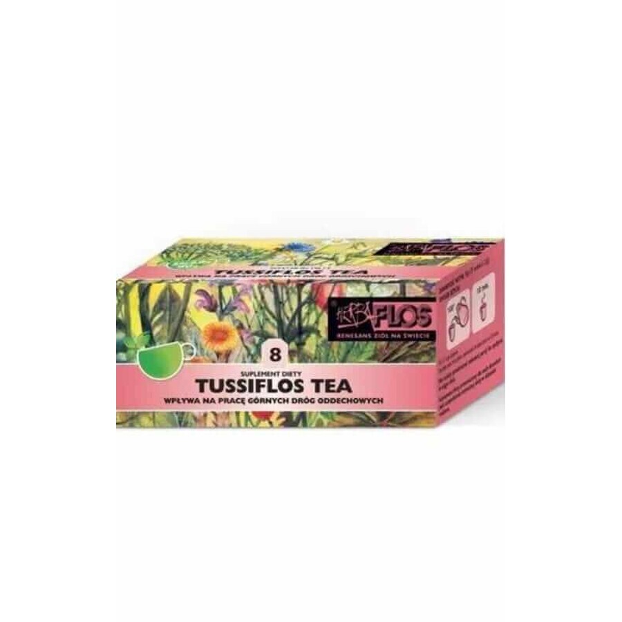 Tussiflos Tee 8 fix 20x2g - bei Husten - Herba-Flos