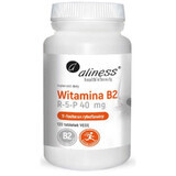 Vitamina B2 R-5-P (riboflavina) 40 mg 100 Vege tab Aliness