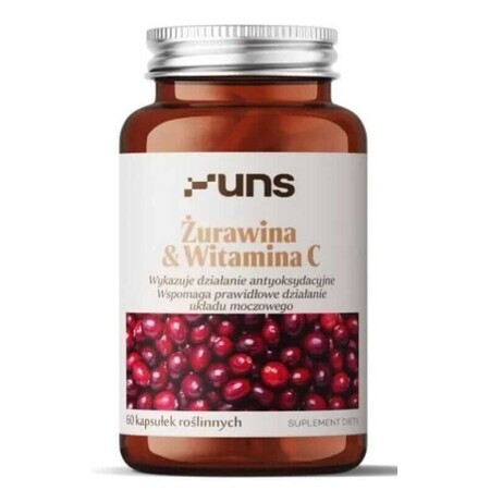 Cranberry + vitamin C 60 capsules UNS