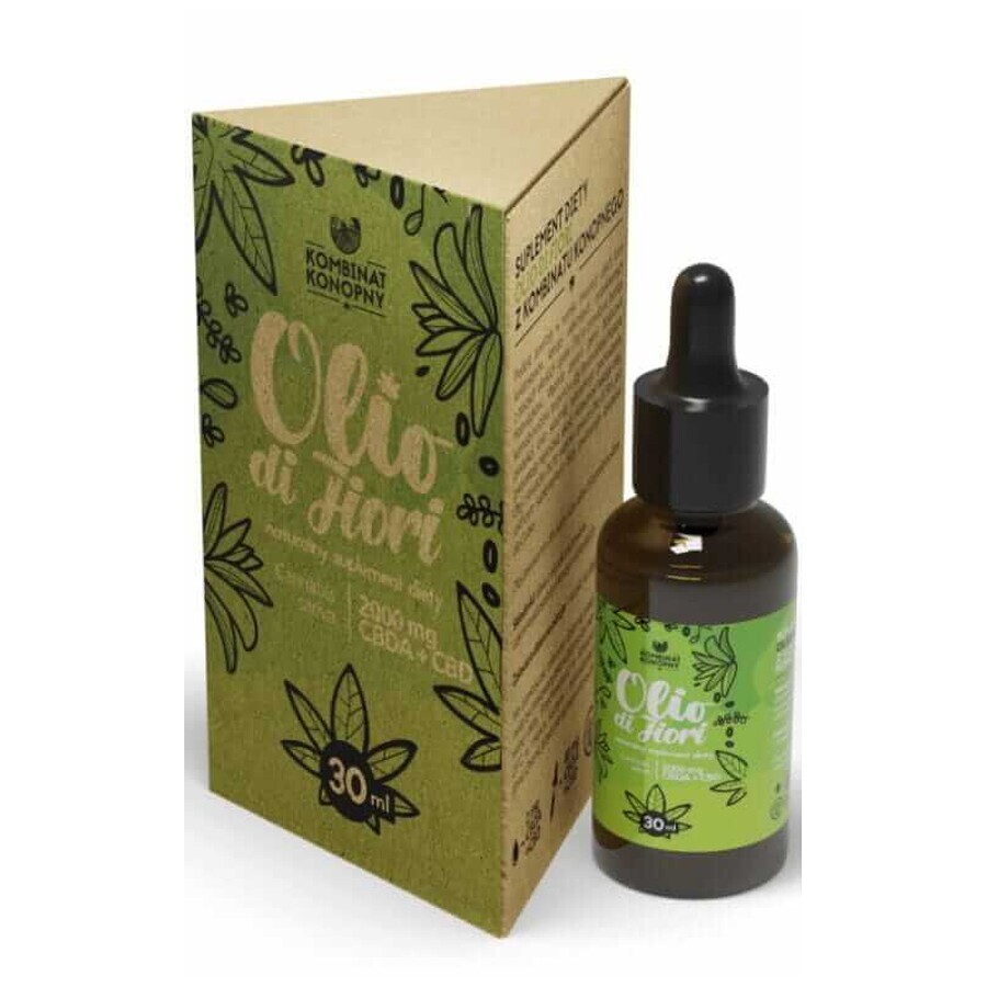 Aceite Floral 2000mg CBDA + CBD 30ml Cáñamo Combinar