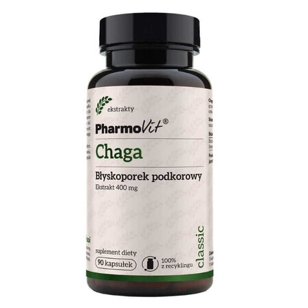 Chaga 4:1 - 90 capsule ( Spinneret sottocorticale) Pharmovit Classic