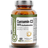 Curcumina C3 95% curcuminoide 60 capsule Pharmovit Clean Label