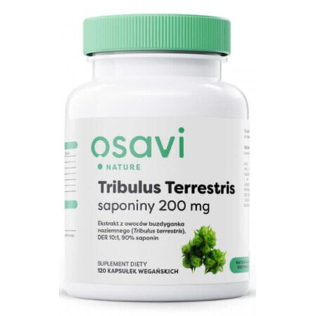 Osavi Tribulus Terrestris, saponine 200 mg - 120 capsule (macis)