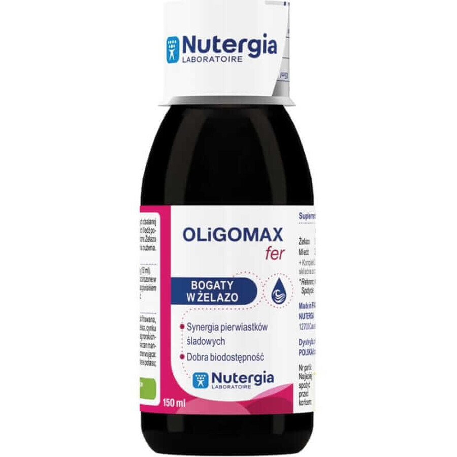 Oligomax iron Nutergia (source of minerals and elements + iron) 150 ml