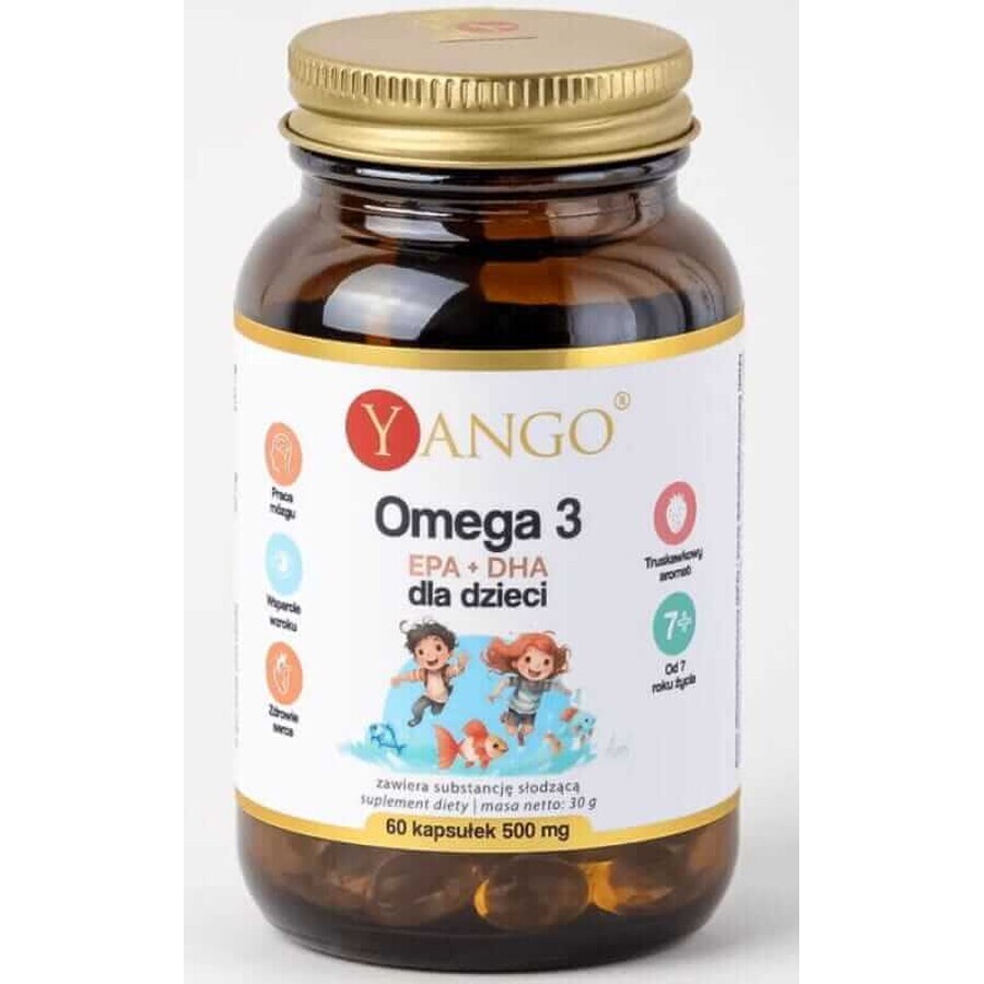 Omega 3 for children EPA + DHA, 60 capsules Yango