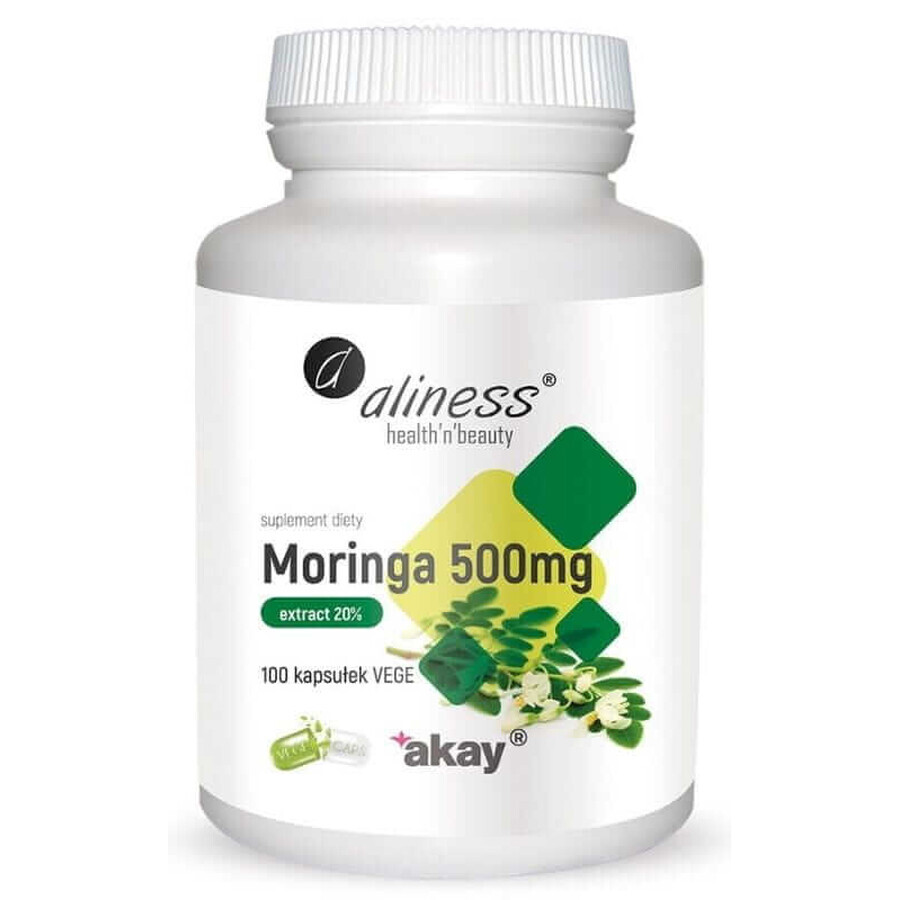 Moringa-Extrakt 20% 500mg x 100vcaps Aliness