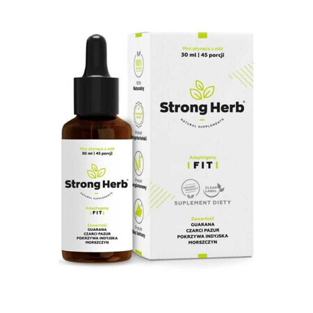 FIT Adaptogens (guarana, black guarana, Indian nettle) 30 ml Strong Hemp