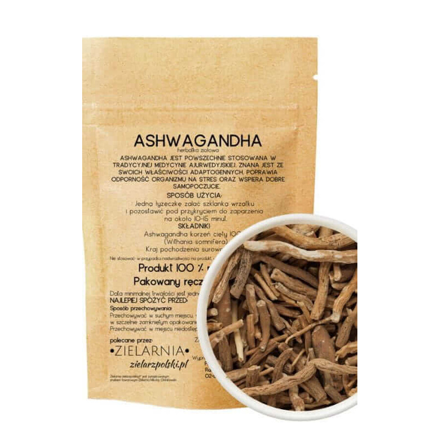 Ashwagandha radice tritata 50g ZIELARZPOLSKI