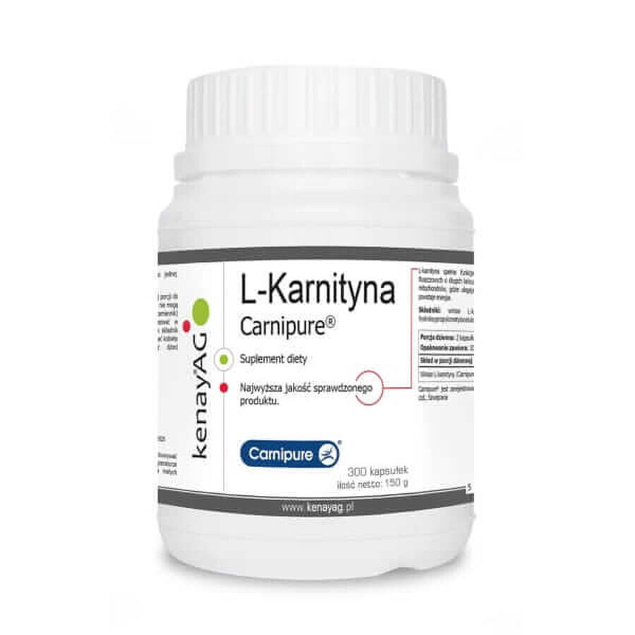 L-Carnitine Carnipure (300 capsules), Kenay