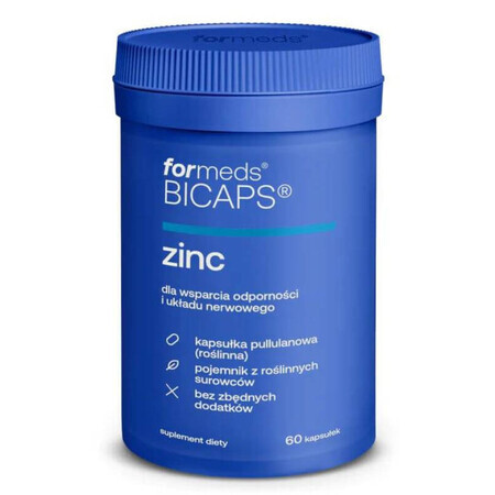 Bicaps Zinco 25 mg - Zinco - 60 capsule Formeds