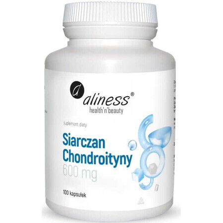 Chondroïtinesulfaat 600 mg, 100 capsules Aliness