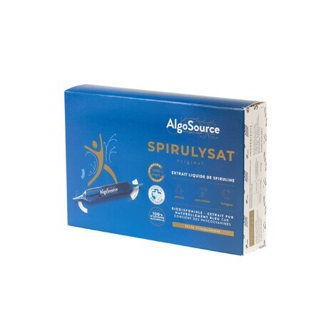 Spirulysat ALPHA BIOTECH Spirulină proaspătă Phycocyanin 20 fiole