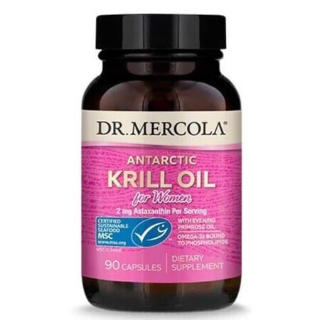 Dr Mercola Olio di krill per donne 90 capsule