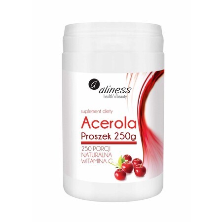 Acerola pulbere 250 g Vitamina C naturală Aliness