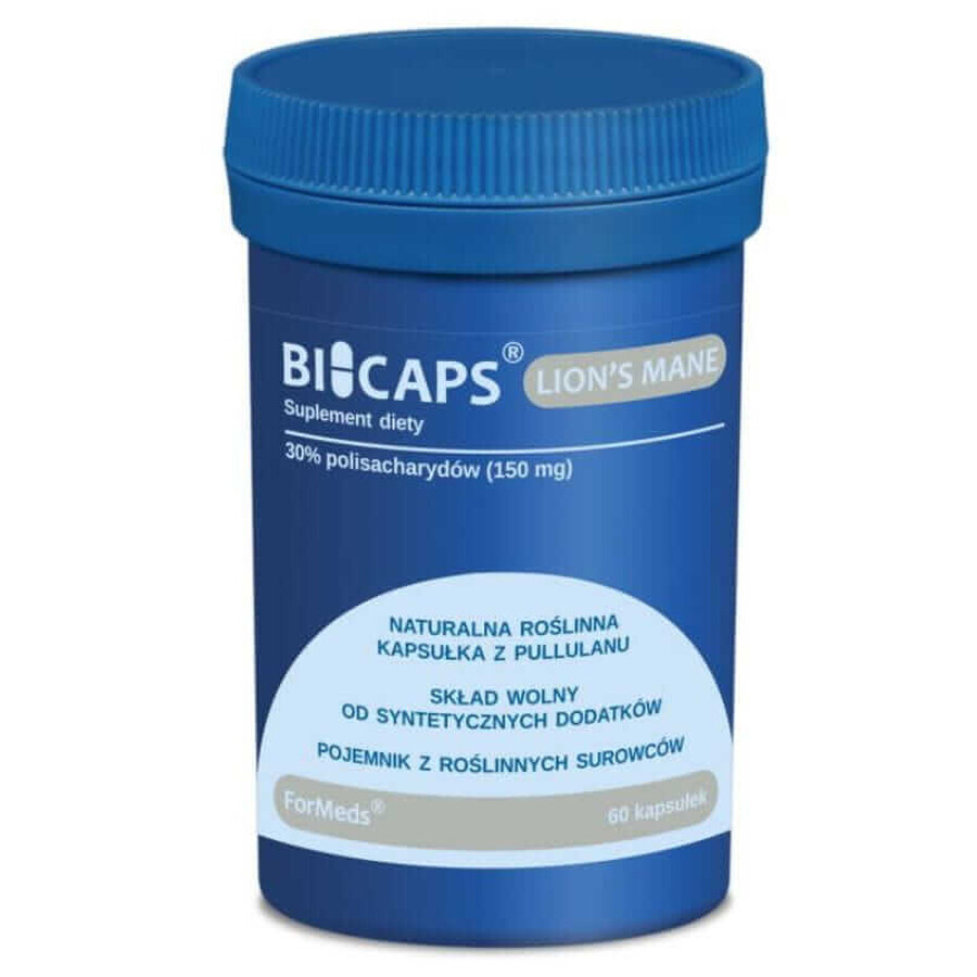 Bicaps Lion's Mane (cavolfiore) 60 capsule Formati