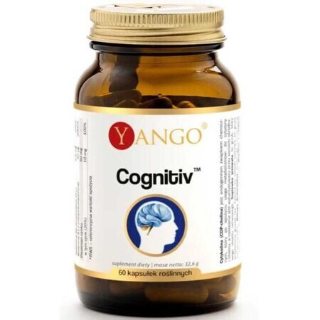 Cognitivo (citicolina, soprax, bacopa, zinc) 60 cápsulas Yango