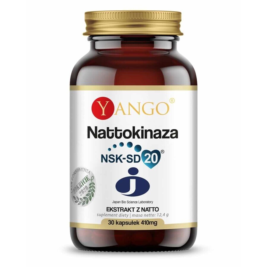 Nattochinasi - NSK - SD20 -30 capsule, Yango