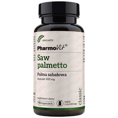 Saw palmetto 4:1 - 90 caps - Sabal palm Pharmovit Classic