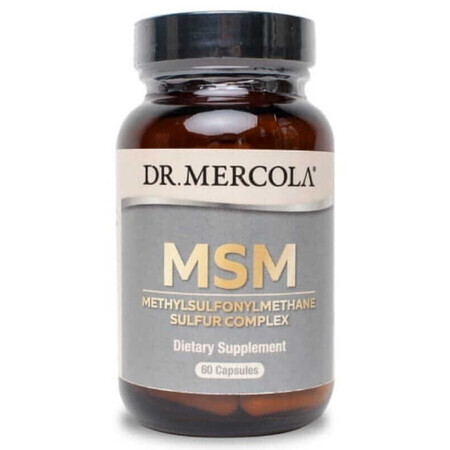 MSM organico - Complesso di zolfo OptiMSM (60 capsule) Dr Mercola