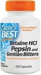 Betaina Hcl Pepsina e Genziana (120 capsule), Doctor&#39;s Best