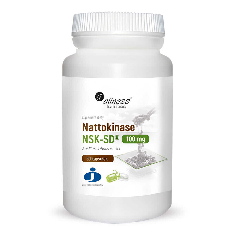 Nattokinase NSK-SD 100 mg 60 Kapseln Aliness