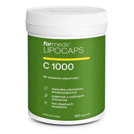 Liposomale Vitamine C LIPOCAPS C 1000 (120 capsules) Vormen