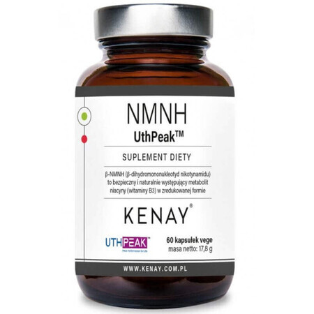 NMNH UthPeak β-dihidromonucleotidă nicotinamidă 60 capsule Kenay