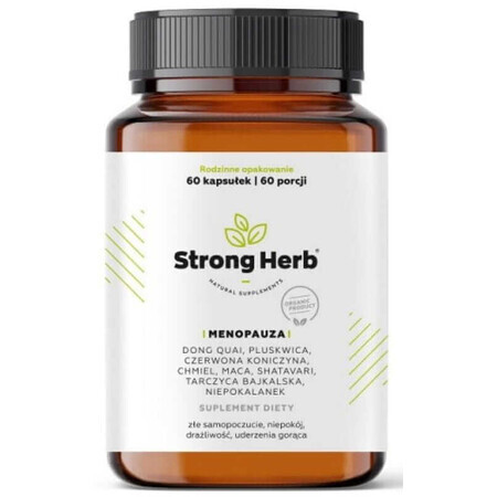 Menopause 60 capsules Strong Hemp