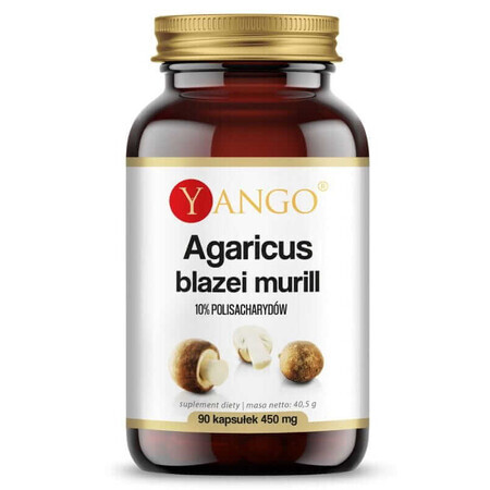 Agaricus - Estratto di polisaccaridi al 10% - 90 caps YANGO