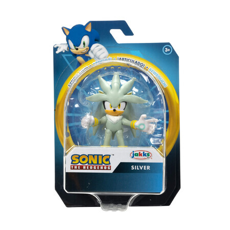 Modern Silver Sonic action figure, 6 cm, +3 years, Nintendo