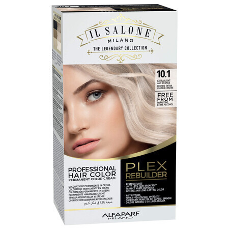 Dauerhafte Haarfarbe Plex Rebuilder Il Salone, 10.1, Extra helles Aschblond, Alfaparf