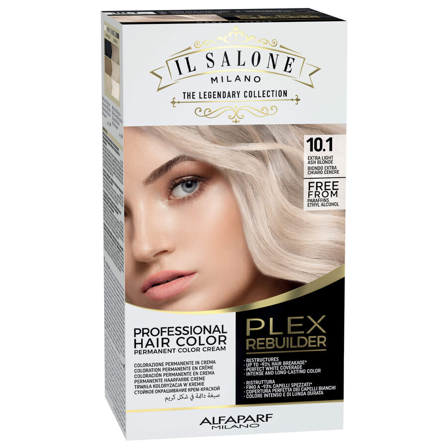 Dauerhafte Haarfarbe Plex Rebuilder Il Salone, 10.1, Extra helles Aschblond, Alfaparf