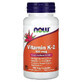 Vitamina K-2, 100 mcg, 100 capsule vegetali, Now Foods