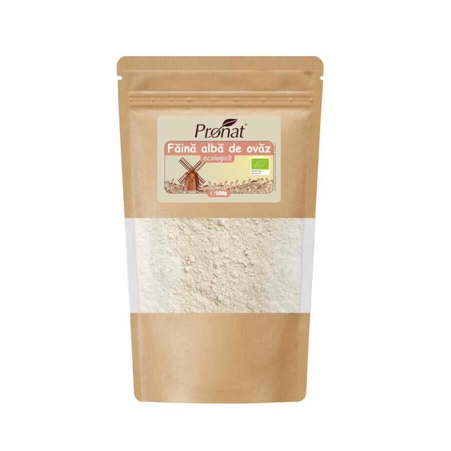 Biologisch wit havermeel, 500 g, Pronat