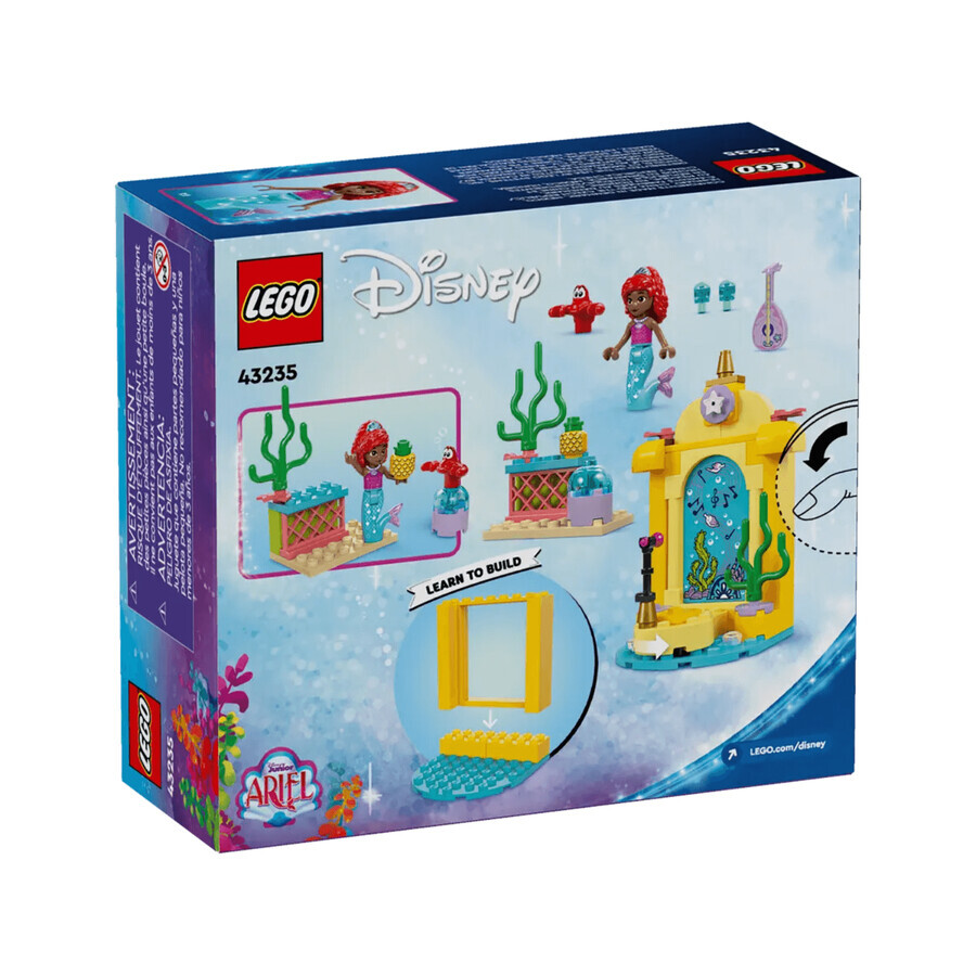 La scena musicale di Ariel, 4+ anni, 43235, Lego Disney Princess