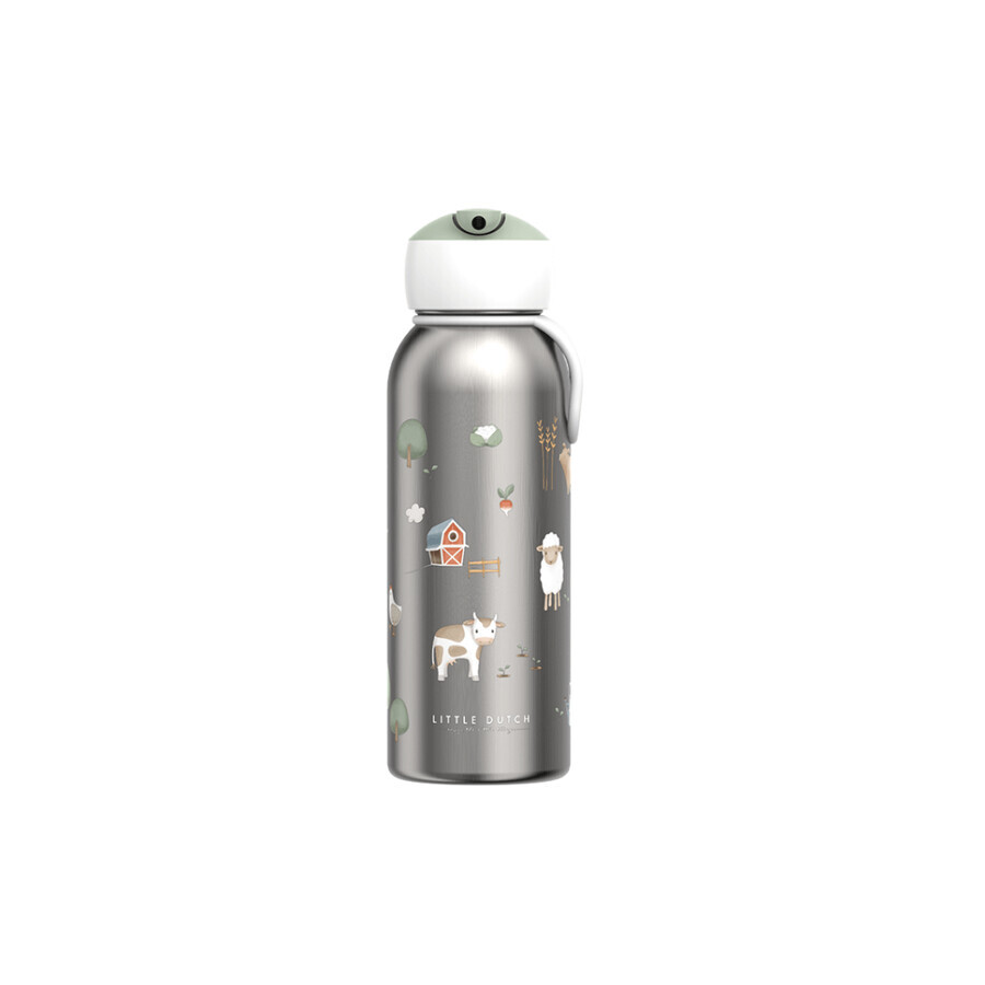 Borraccia thermos in acciaio inossidabile, Little Farm, 350 ml, Little Dutch