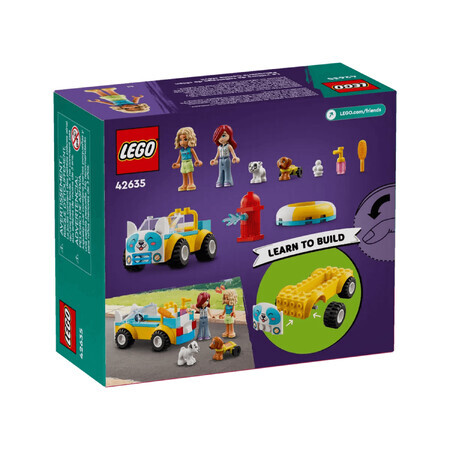 Macchina per la toelettatura dei cani, 4+ anni, 42635, Lego Friends