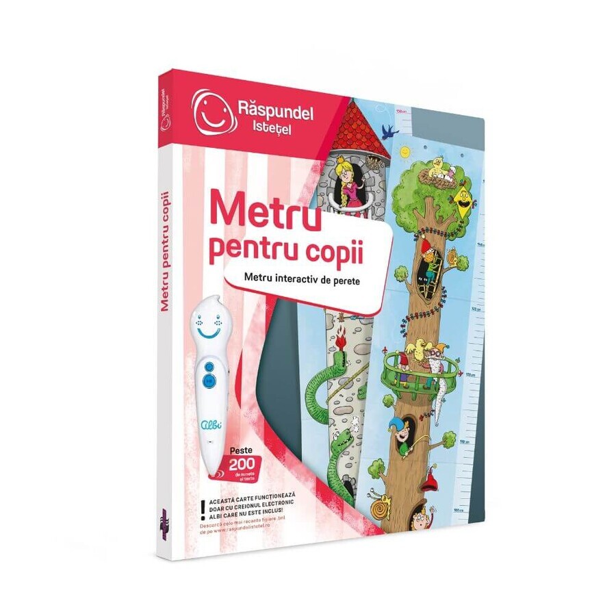 Libro di metrica per bambini, 3-7 anni, Raspundel Istetel