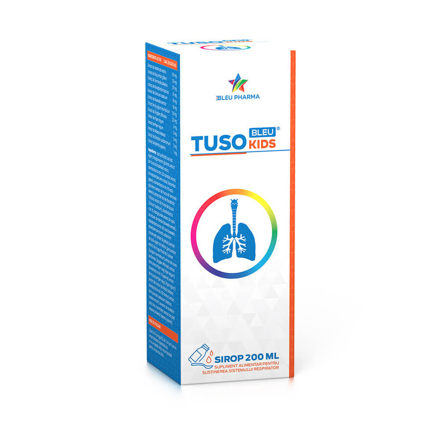 Sciroppo per bambini Tuso Bleu, 200 ml, Bleu Pharma